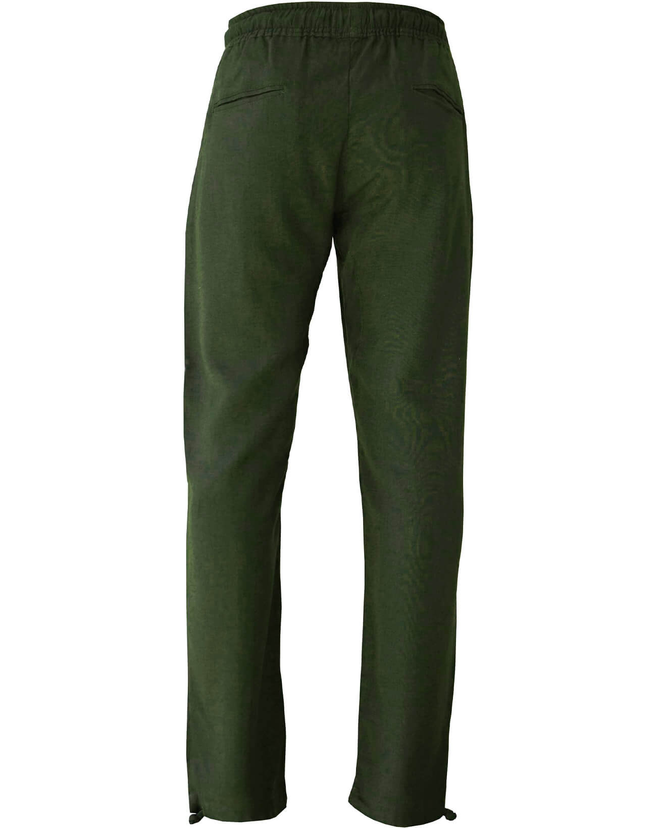 MYKONOS Linen Pant - Green - CRASQI